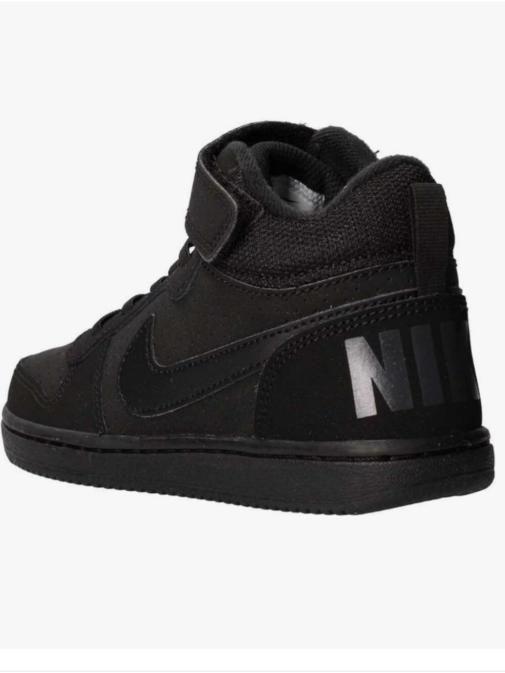 Nike Black High Top Sneakers US 12C Velcro - Picture 6 of 17